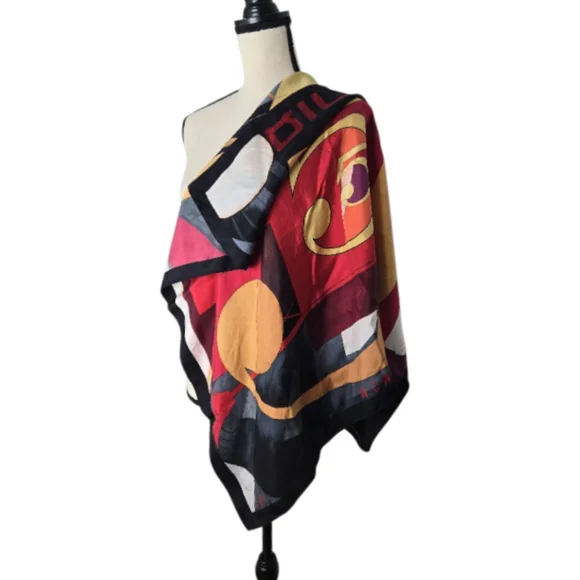 Vintage Metropolitan Museum Of Art "I Saw the Figure 5" Silk Scarf - Picture 2 of 12